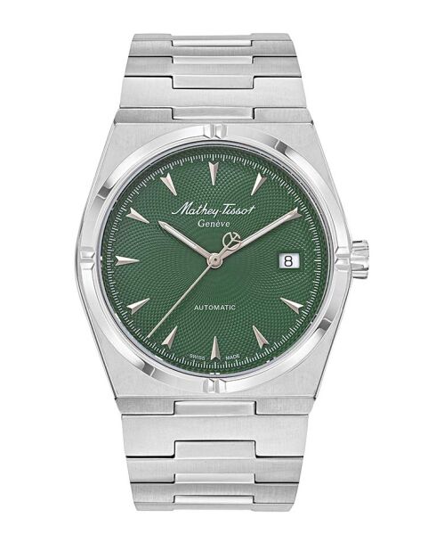 Herrenuhrwerk+Automatikuhrwerk, in der Schweiz hergestellt, Catena SA100, Silberstahl