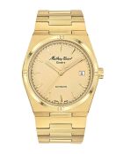 Herrenuhrwerk+Automatikuhrwerk, hergestellt in der Schweiz, Catena SA100 aus vergoldetem Stahl