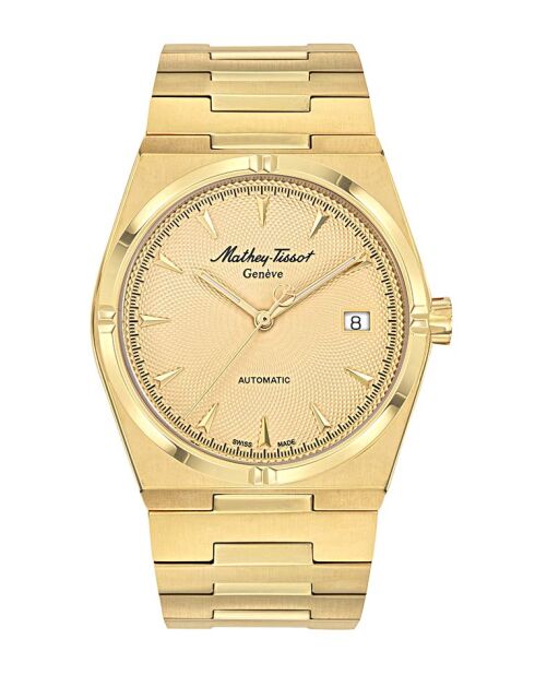 Herrenuhrwerk+Automatikuhrwerk, hergestellt in der Schweiz, Catena SA100 aus vergoldetem Stahl