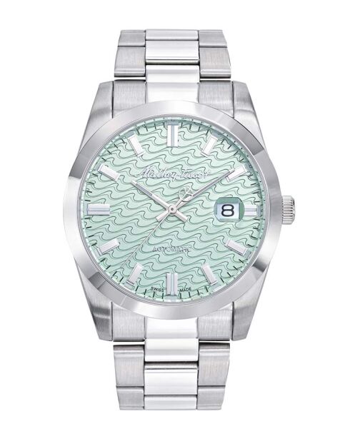 Swiss Made Automatic STP 1-11 zilverkleurig stalen herenhorloge