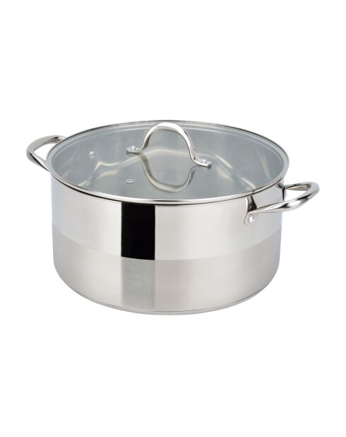 Pentola a induzione in acciaio - D.32 cm