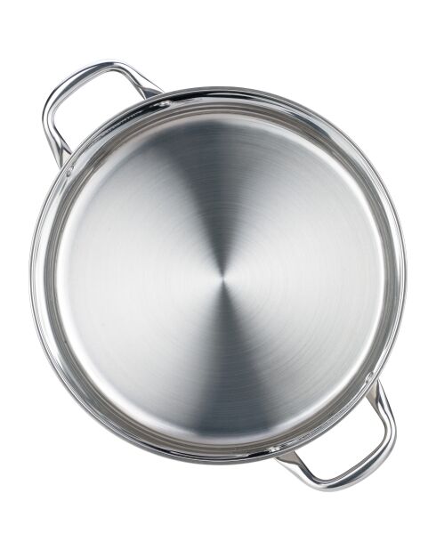 Pentola a induzione in acciaio - D.32 cm