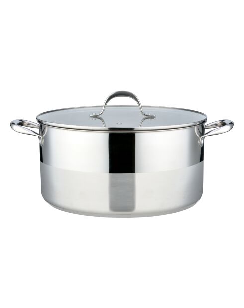 Pentola a induzione in acciaio - D.32 cm