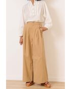 Pantalones Voltaire beige