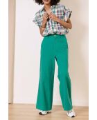 Pantalon Victorine turquoise