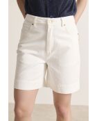 Pantaloncini in jeans bianchi Vosges