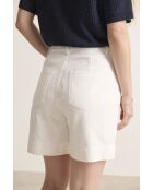 Pantaloncini in jeans bianchi Vosges