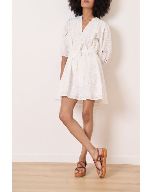 Ecrufarbenes Kleid Valerie