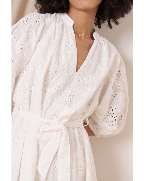 Ecrufarbenes Kleid Valerie