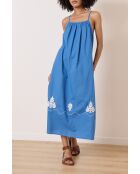 Elektrisch blauwe jurk van Vanuatu