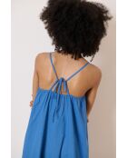 Elektrisch blauwe jurk van Vanuatu