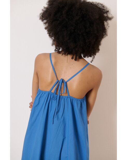 Elektrisch blauwe jurk van Vanuatu