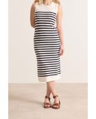 Marineblauwe gebreide jurk van Vivianne