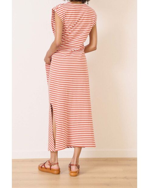 Terrakotta-Kleid Valene