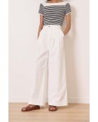 Pantalones Voltaire ecru