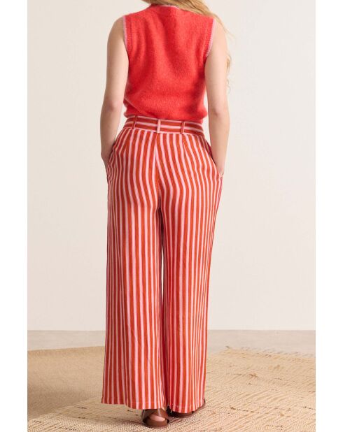 Pull Maille Violaine corail