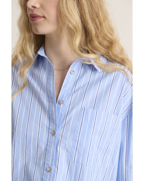 Chemise Ted bleue