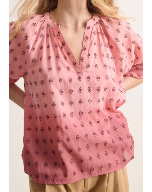 Blusa Neroli in terracotta