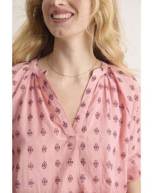 Blusa Neroli in terracotta