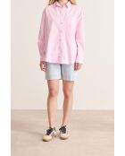 Roze T-shirt met rood