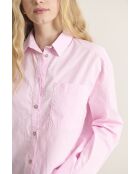 Roze T-shirt met rood