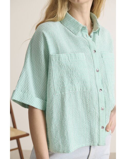 Groen hemd van Vernon