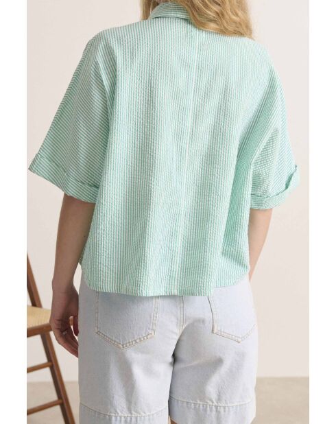 Groen hemd van Vernon