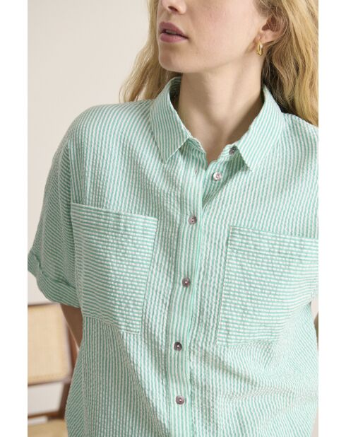 Groen hemd van Vernon