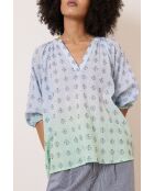Blouse Neroli bleue