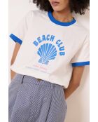 Camiseta blanca Vichy