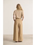 Polo boutonné en Maille Silas doré