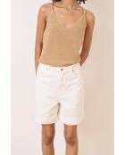 Top dorado de punto Girolle