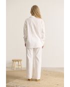 Ecrufarbene Bluse Veronica