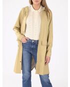 Curve Long Jacket Sand