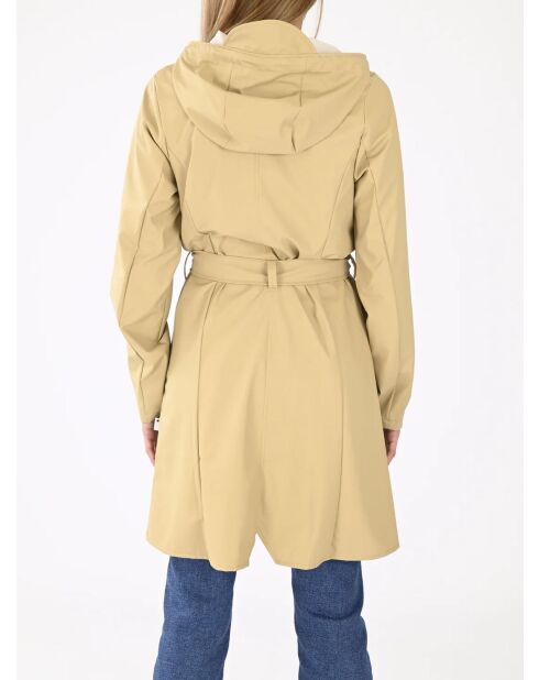 Curve Long Jacket Sand