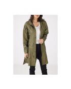 Curve Long Jacket Kaki