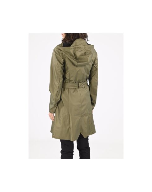 Curve Long Jacket Kaki