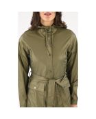 Curve Long Jacket Kaki