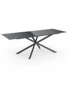 Spinnen-Gartentisch aus gehärtetem Glas und Metall - 240 cm