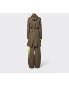 Curve Long Jacket Wood