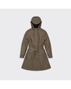 Curve Long Jacket Wood