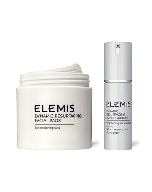 Duo de disques et sérum resurfaçants dynamiques pour le visage