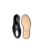 Bottines à fermeture éclair en cuir de veau noires