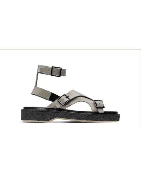 Beige sandalen van kalfsleer uit Tropezia