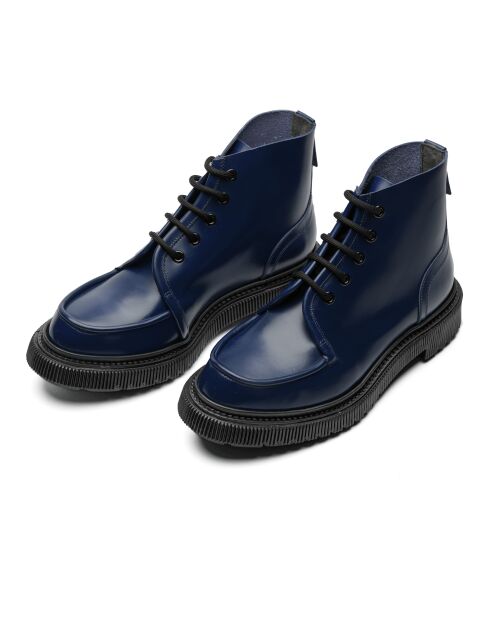 Stivali stringati Midnight in pelle di vitello