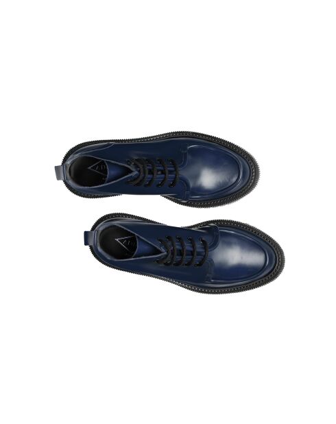 Stivali stringati Midnight in pelle di vitello