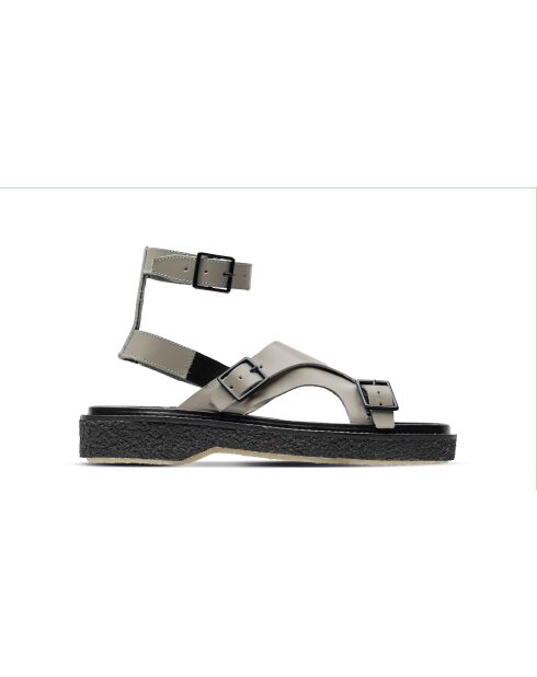 Beige sandalen van kalfsleer uit Tropezia