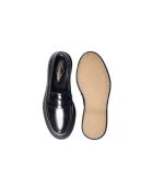 Mokassins aus schwarzem Kalbsleder