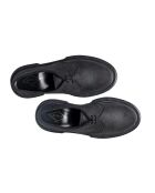 Derbies à lacets en cuir suédé noires