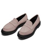Mocassins en cuir baie de daim